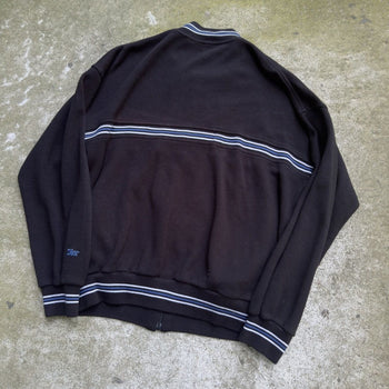 1990s DIOR MONSIEUR RAGLAN ZIP UP SWEATSHIRT BLACK