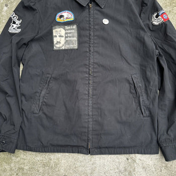 1980s GRUNGE CUSTOM FADED PATCH WORK JACKET