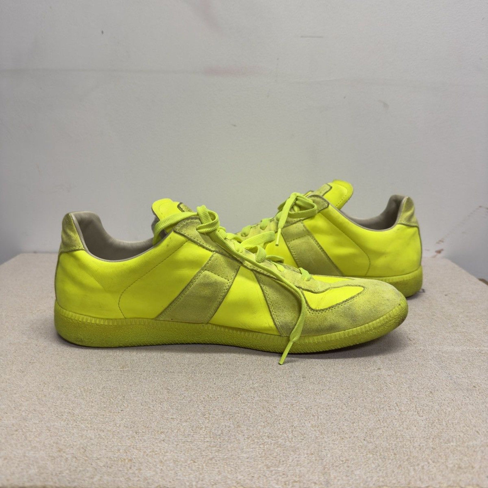 Maison Margiela Replica GAT Volt Yellow Sneakers