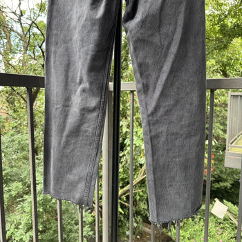 1990s Levi's 501 Jeans Faded Black Cropped USA