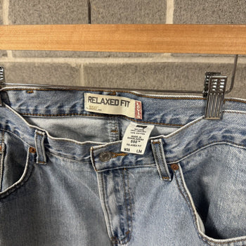 2000s Levi's 550 Baggy Thrashed Faded Jeans