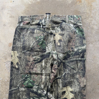 2000s MOSSY OAK BAGGY CAMO CANVAS PANTS 34