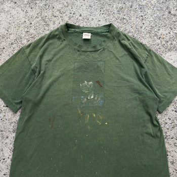 1990年代 バードハウス ジェレミー・クライン アニメガール スラッシュド フェードTシャツ