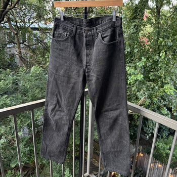 1980s Levi's 501 Black Denim Jeans Made in USA