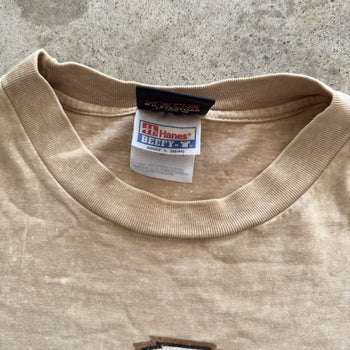 1990s HARLEY DAVIDSON EAGLE FADED TAN TEE