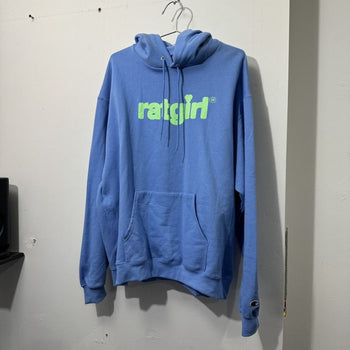 STRAY RATS RATGIRL HOODIE BLUE XL