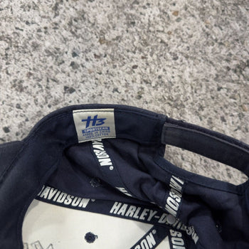 2000s Harley Davidson Faded Barbed Wire Chains Hat