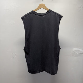 Vintage 2008 The Dark Knight Joker Faded Cut Off Tee