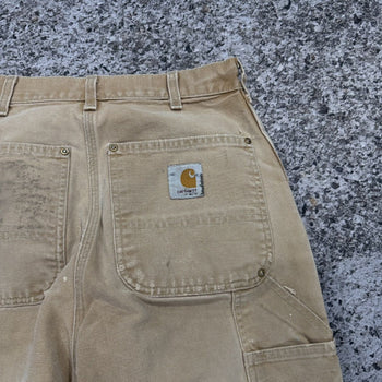 1990s Carhartt Thrashed Faded Double Knee Pants