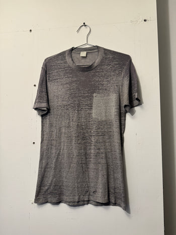 1970s SUPER DESTROYED FADED THRASHED PAPER THIN TEE