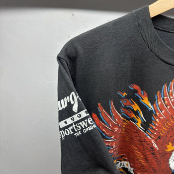 1990s Sturgis Black Hills Rally Faded Biker Tee