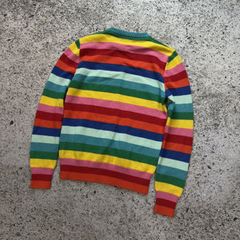 Saint Laurent Paris Hedi Slimane AW15 Rainbow Stripe Sweater