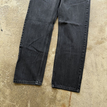 1990s Levi's 505 Faded Black Denim Jeans