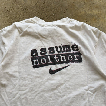 1990s NIKE WEAKER SEX ASSUME NEITHER TEE