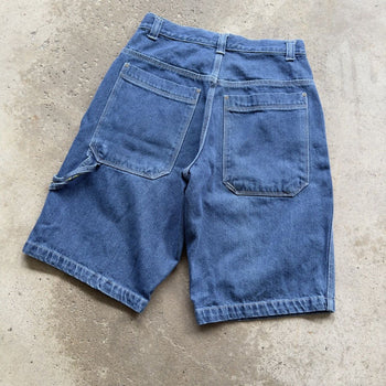 1990S/2000S Y2K EXTREME LIMIT BAGGY DENIM SKATER JEAN SHORTS JORTS