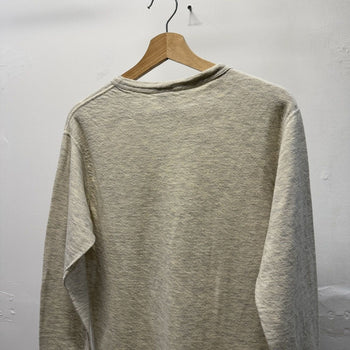 Vintage 1990s Duofold Wool Cotton Beige Longsleeve Shirt