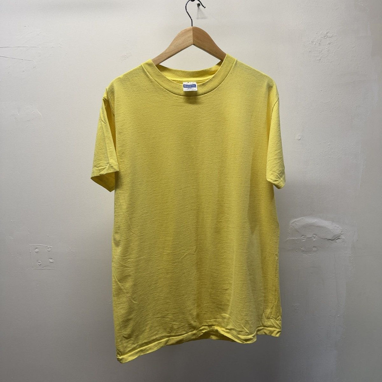 Vintage 1990s Blank Yellow Tee