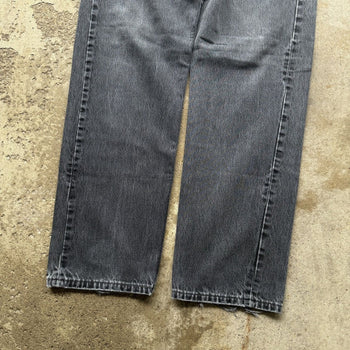 1990s LEVI'S 501 FADED BLACK MADE IN USA DENIM JEANS