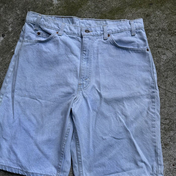 VINTAGE 90s LEVI'S 550 ORANGE TAB DENIM JEAN SHORTS JORTS