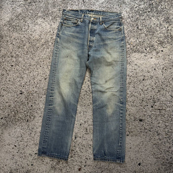 Vaqueros Levi's 501 Faded Thrashed de la década de 2000
