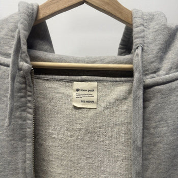 Snow Peak Recycled Cotton Zip Up Hoodie