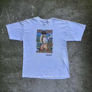 2000s SAVE A HORSE RIDE A COWGIRL TEE SHIRT