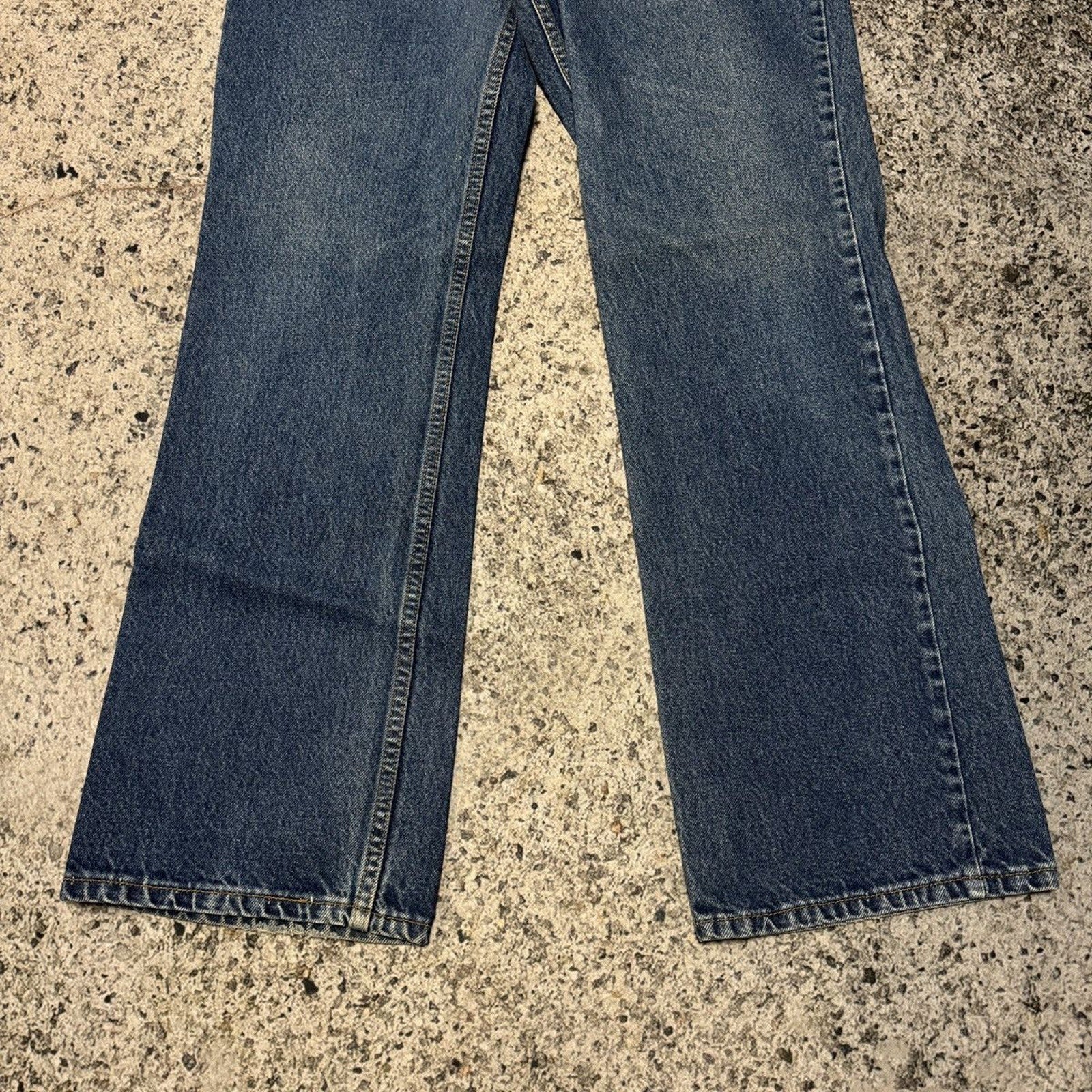 Vintage 1990s Levi's 517 Made in USA Faded Bootcut Flare Jeans