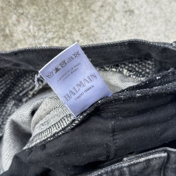 Balmain AW10 Decarnin Distressed Biker Moto Jeans Japan