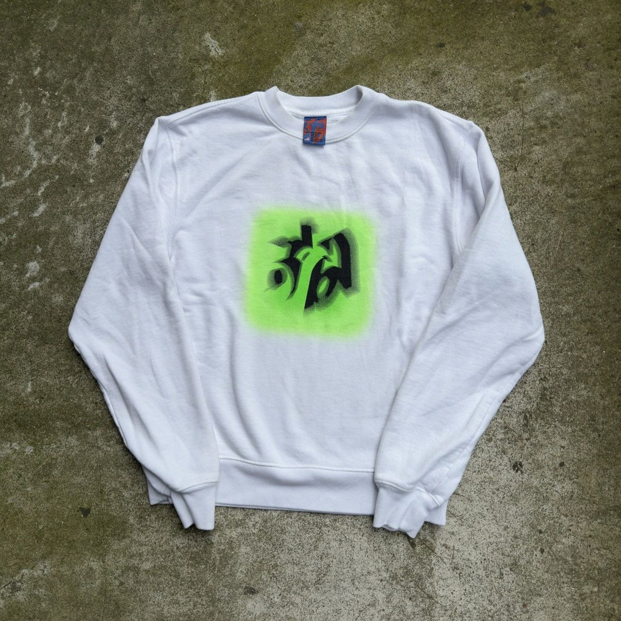 BLONDED FRANK OCEAN LSD BLOCK LOGO CREWNECK