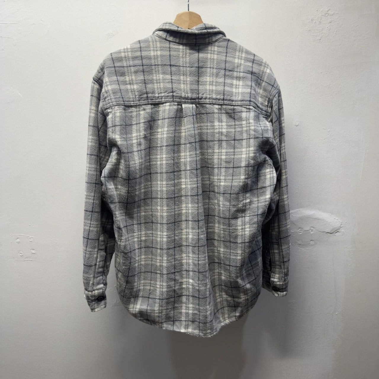 Vintage 2000s Faded Plaid Flannel Shirt