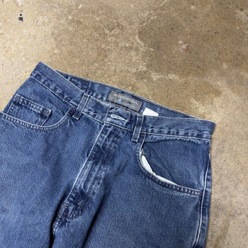 2000s LEVI’S SILVERTAB BAGGY FADED BLUE DENIM SKATER JEANS