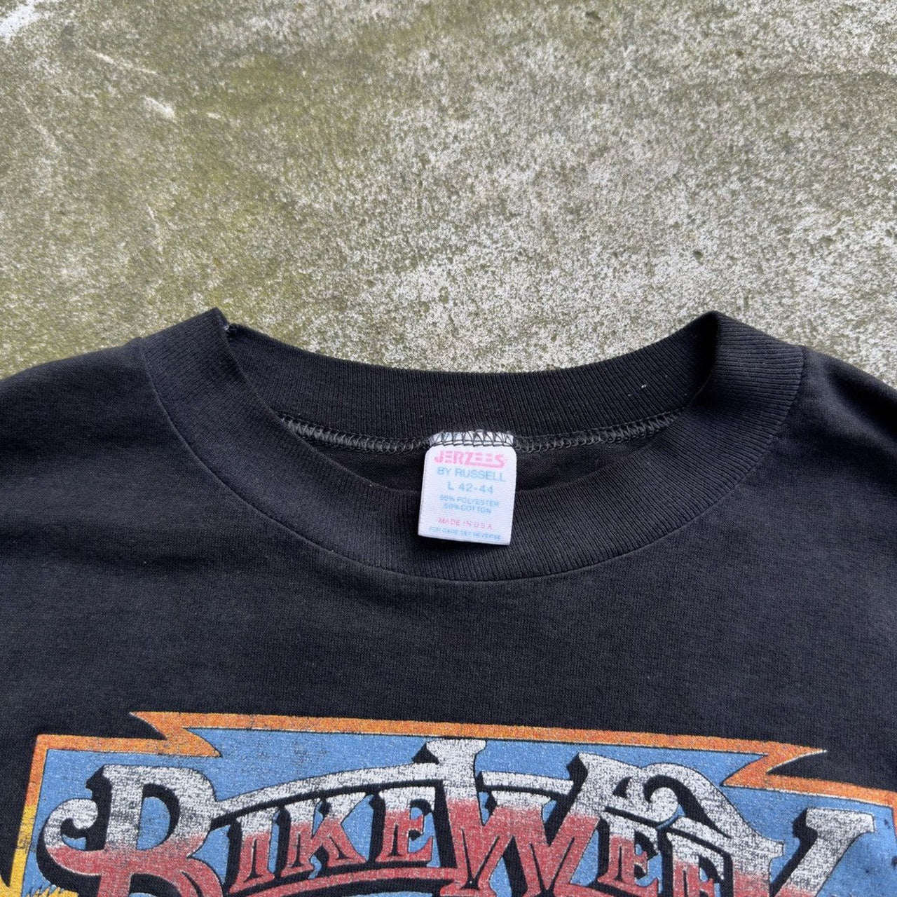 1980S THRASHED HARLEY DAVIDSON DAYTONA SMOKING EAGLE TEE