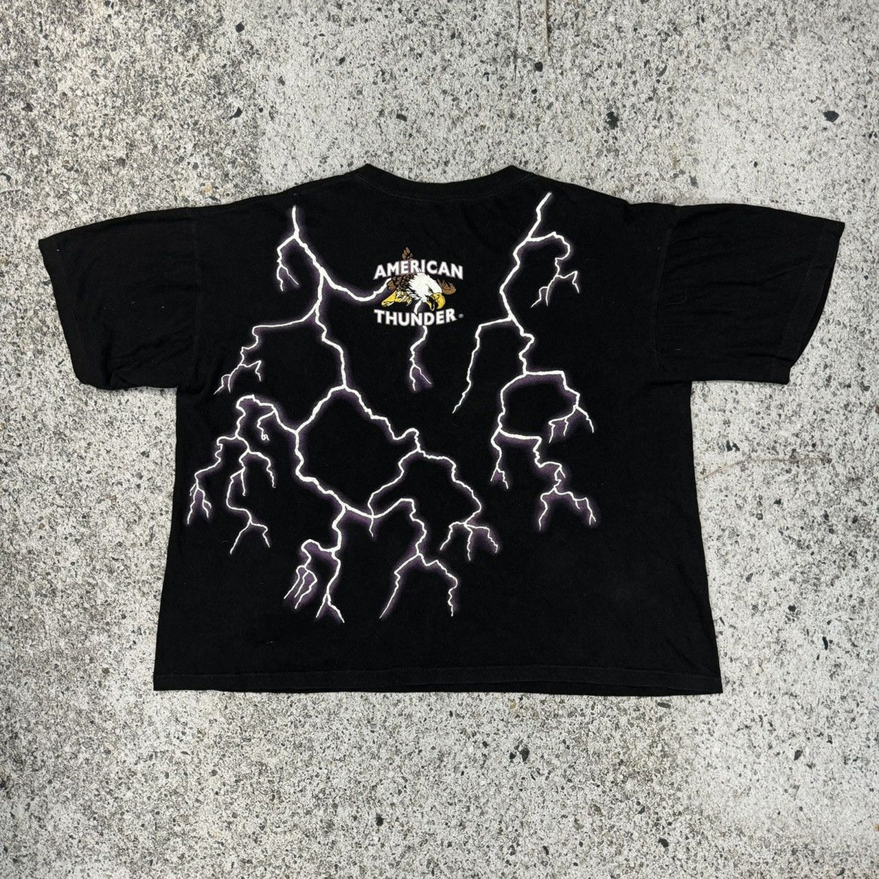 1990s USA AMERICAN THUNDER PITBULL TEE