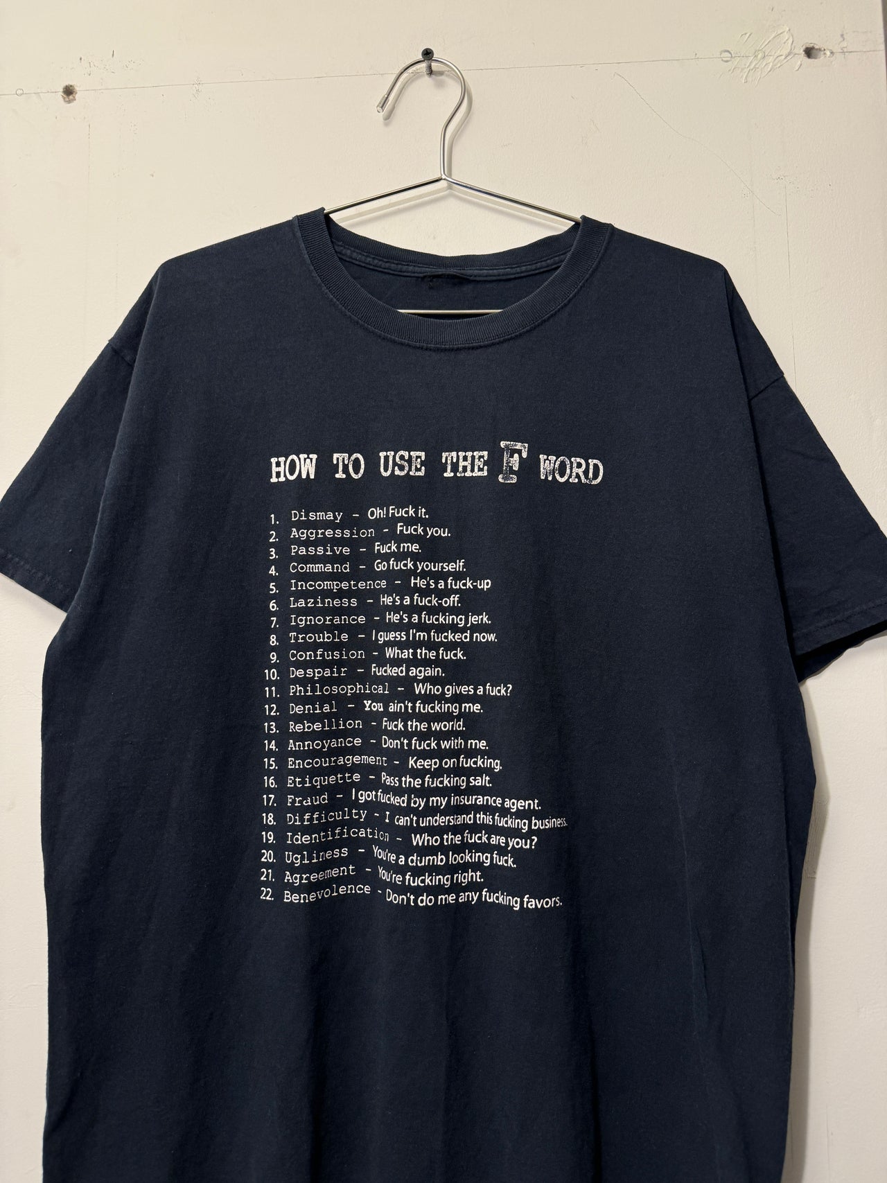 2000s HOW TO SAY THE F WORD TEE