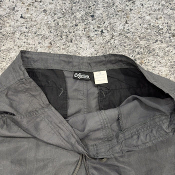 Pantalones anchos de nailon holgados con efecto cafeína de los años 90