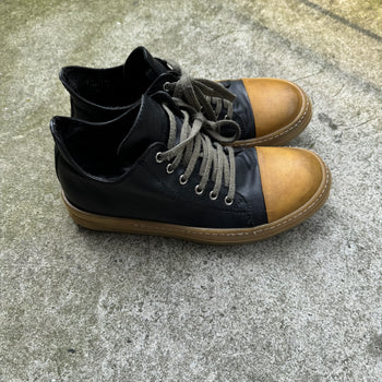 Rick Owens SS18 Dirt Leather Low Ramones Gum