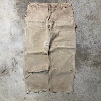 1990s CARHARTT TAN DOUBLE KNEE CARPENTER PANTS