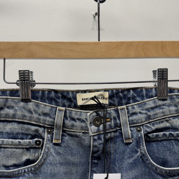 Bare Knuckles Washed Indigo Flared Jeans