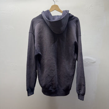 Vintage 1990s Made in USA Faded Distressed Zip Up Hoodie