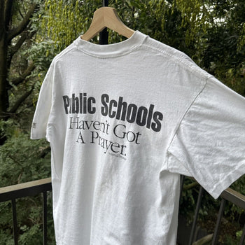 1990s Guns God Drugs Public Schools Tee
