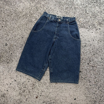Shorts vaqueros skater holgados de pierna ancha de Sagwear de los años 90