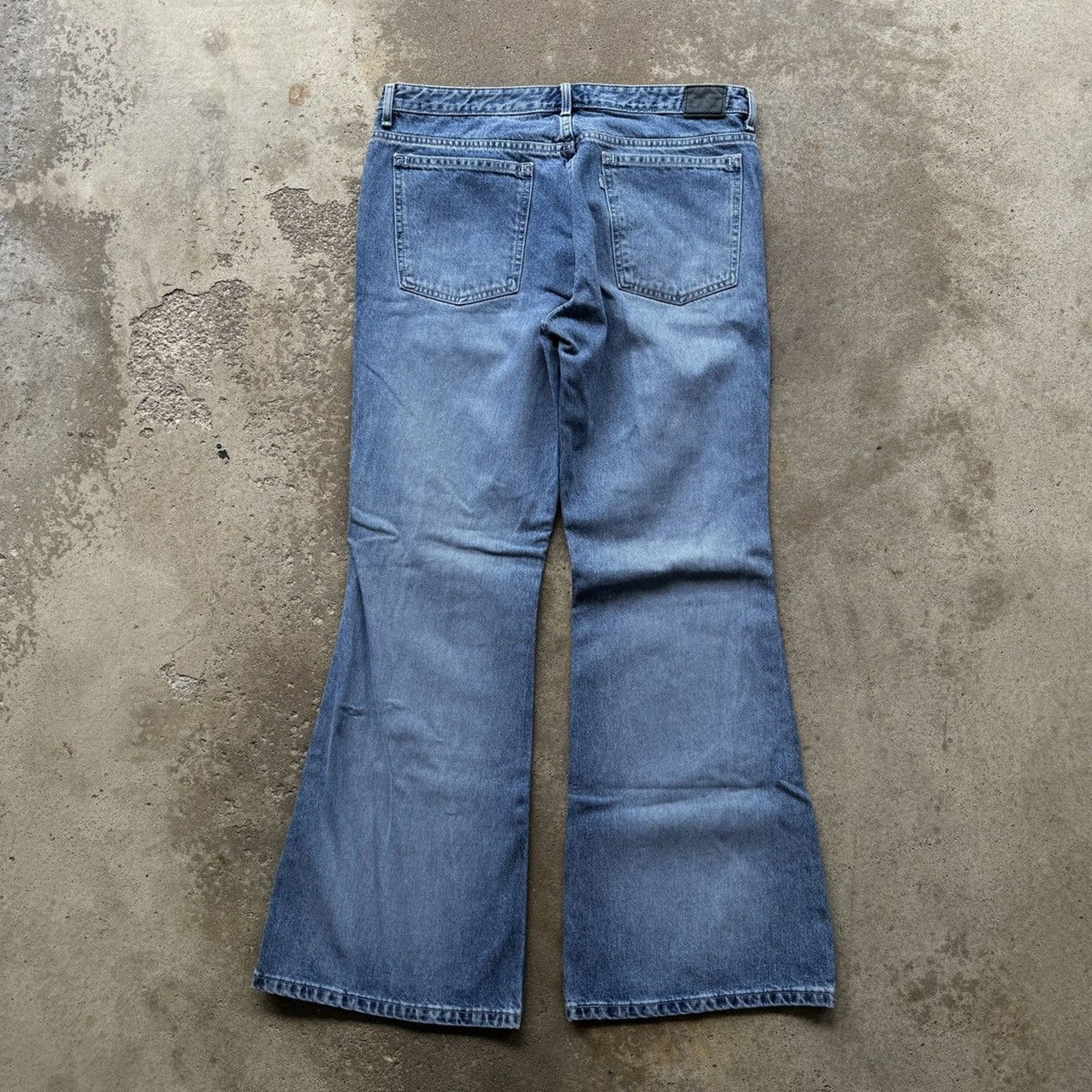 2000S Y2K LEVI'S SILVERTAB DENIM BELL BOTTOM FLARE JEANS