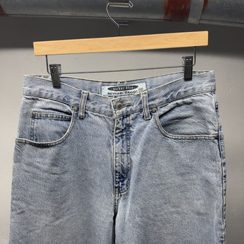 1990s Thrashed Faded Baggy Wide Leg Skater Jeans