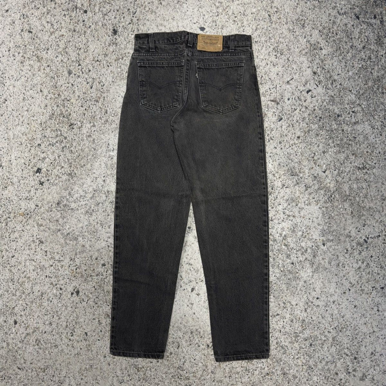 1990s Levi’s 550 Faded Black Denim Jeans