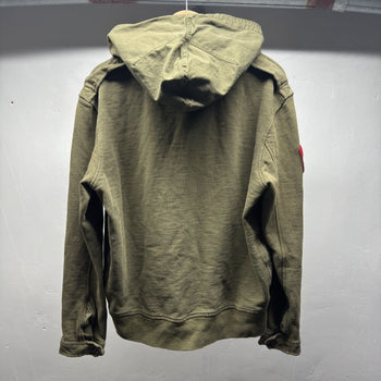 2000s Polo Ralph Lauren Military Patch Hooded Sweatshirt
