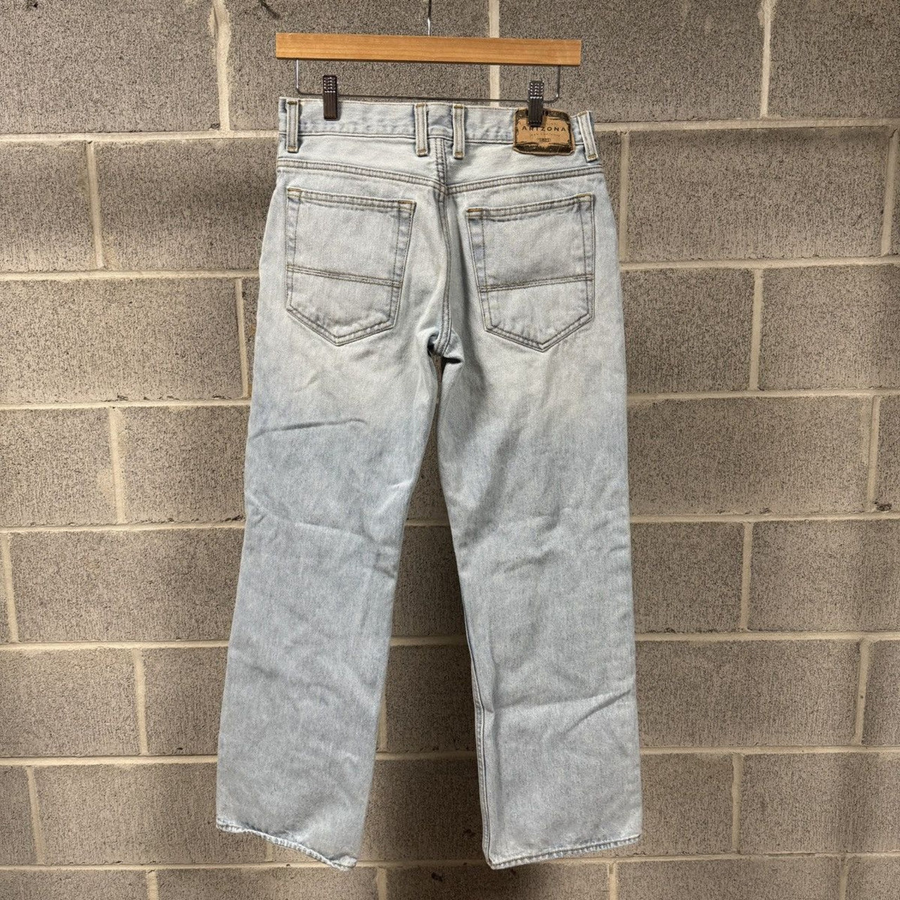 2000s Y2K Faded Distressed Light Wash Bootcut Jeans