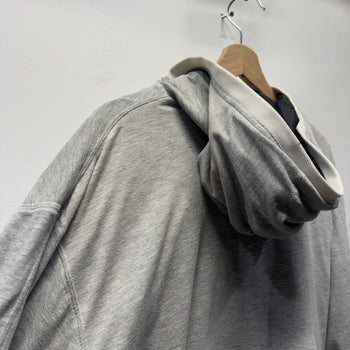 Vintage 2000s Nike Reversible Black Nylon Cotton Windbreaker Jacket