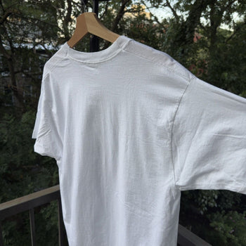 1980s Blank White Paper Thin Tee