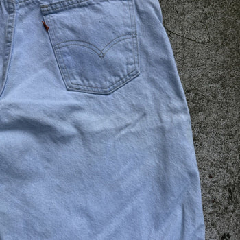 VINTAGE 90s LEVI'S 550 ORANGE TAB DENIM JEAN SHORTS JORTS