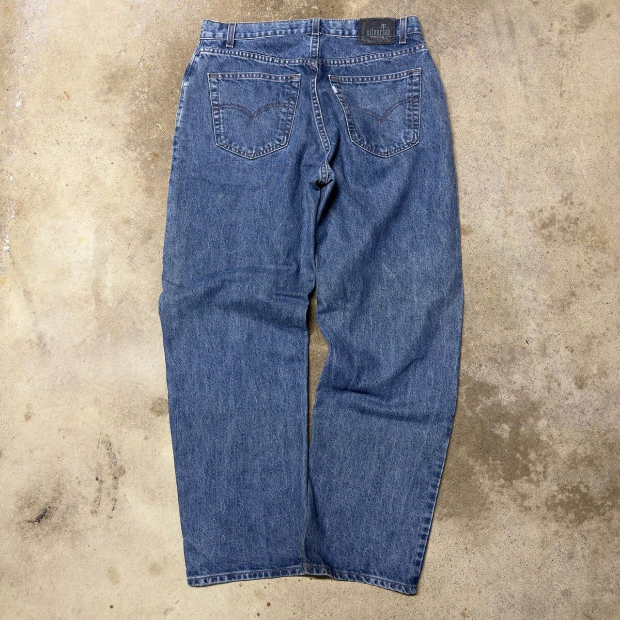 1990S LEVI’S SILVERTAB BAGGY STRAIGHT DENIM SKATER JEANS